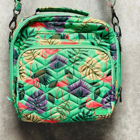 Lug Ranger Crossbody Bag With Flamingo & Leaf Design - Picture 2 of 16